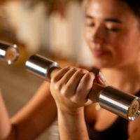 Luxury Pilates Hand Weights - Oak