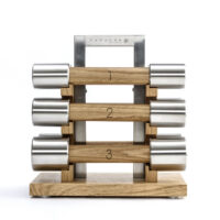 Luxury Pilates Hand Weights - Oak